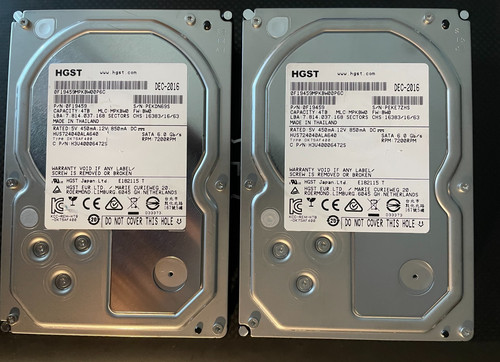 Lot 4tb hgst - 4tb, (8tb)