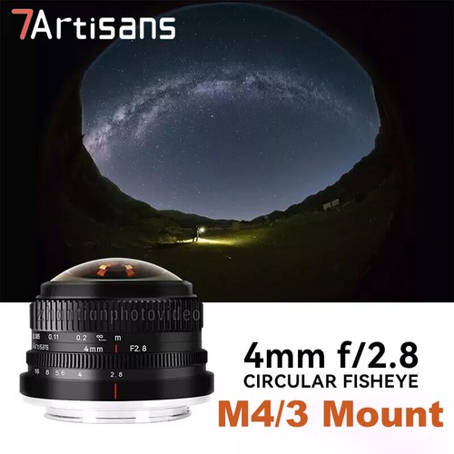 7artisans 4mm fisheye - 7artisans,