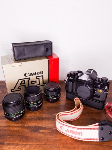 Canon 35mm film camera - canon, a-1