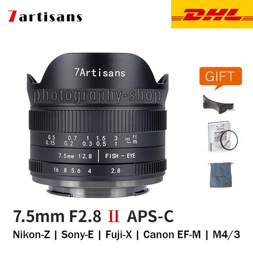 7artisans 5mm ii aps c - 7.5mm, aps-c