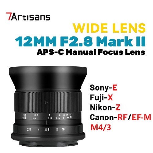 7artisans 12mm aps c - 12mm, f2.8